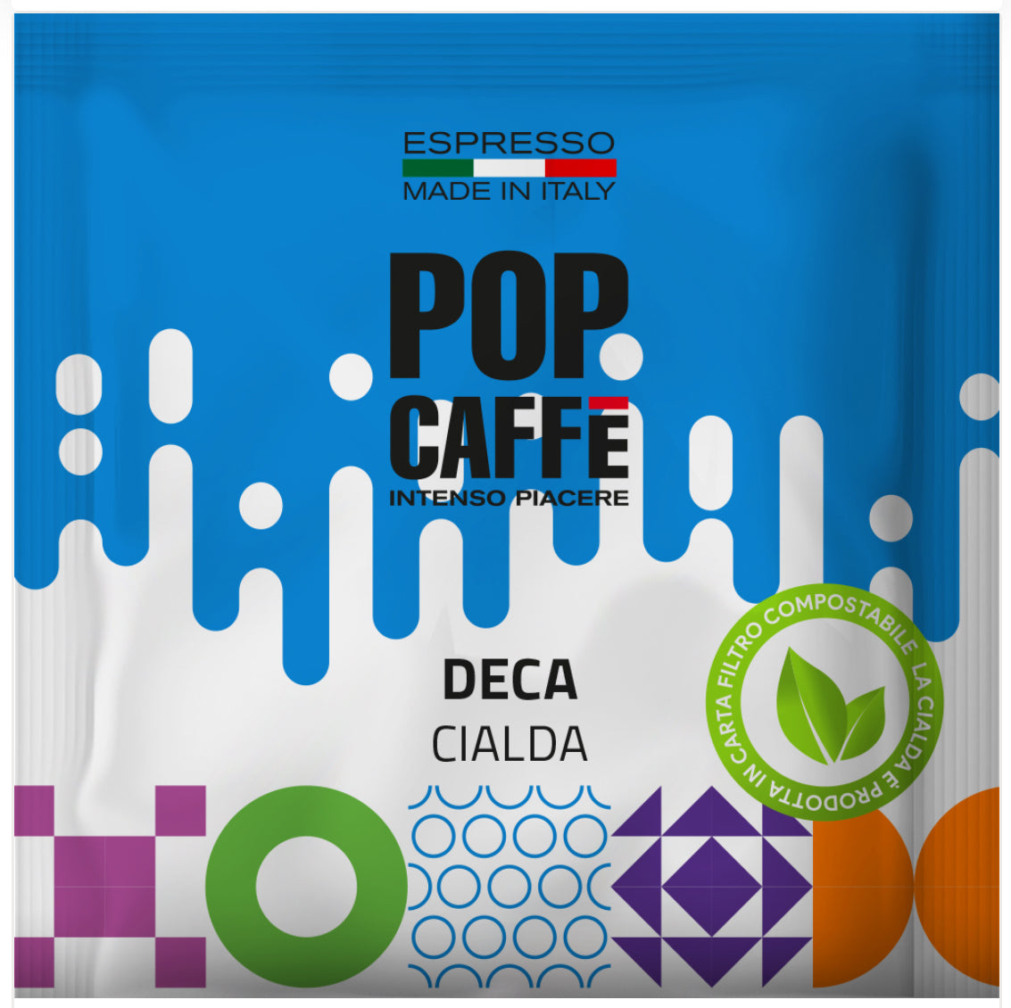 Miscela Deca vereint Arabica-Bohnen aus Mittelamerika mit indischen Robusta-Bohnen, die durch ein natürliches Wasserverfahren entkoffeiniert wurden. Das Ergebnis ist ein sanfter Kaffee mit einem süßen, würzigen Aroma. Die 44-mm-Filterpapier-Pads sind mit allen Maschinen des ESE-Systems kompatibel.
