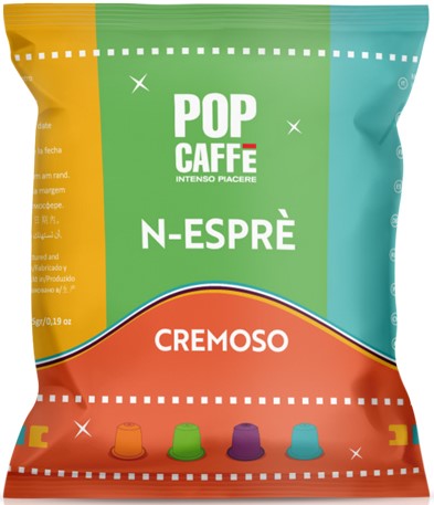 Kapseln N-Esprè Miscela Cremoso sind mit Nespresso*-Maschinen kompatibel.