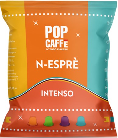 Kapseln N-Esprè Miscela Intenso sind mit Nespresso-Maschinen kompatibel.
