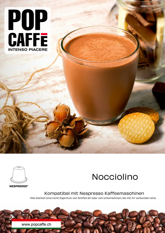 Der Geschmack von Haselnüssen und die Bitterkeit von Kaffee. Für eine Energie, die sich aus Entspannung und Genuss bildet.